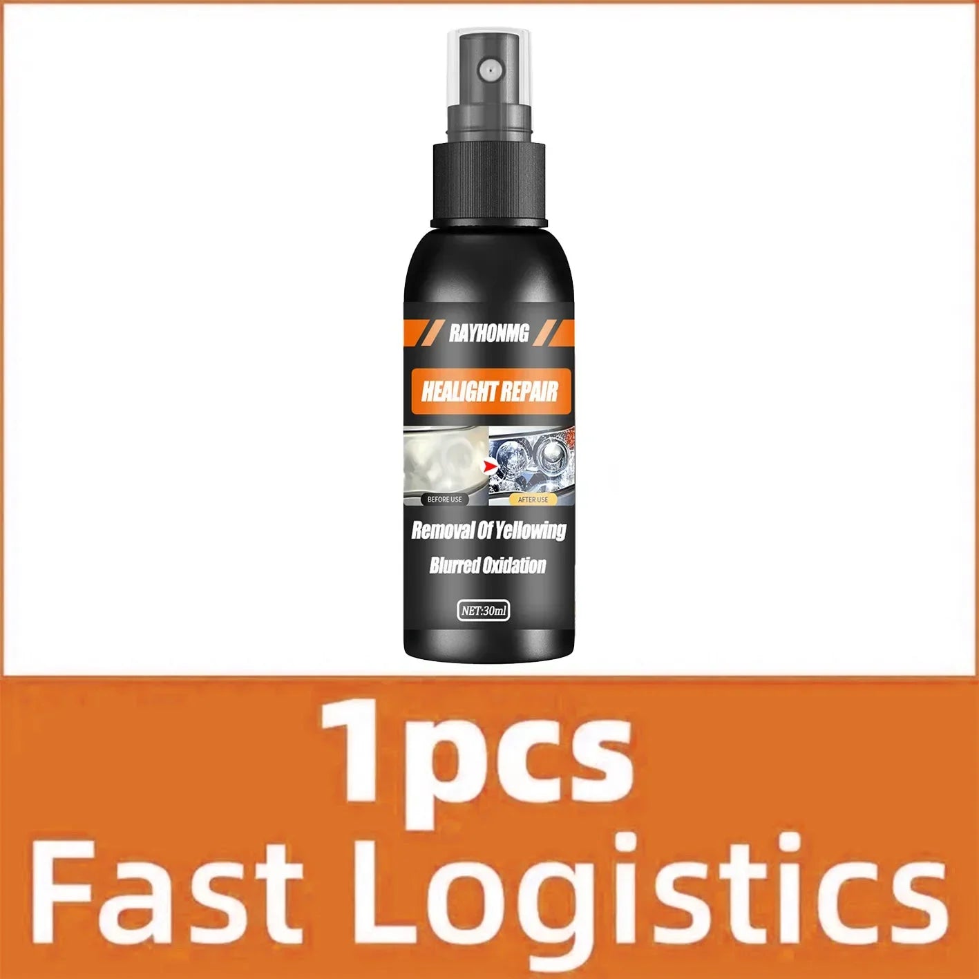 Car Headlight Repair Spray – Anti-Oxidation & Scratch Restoration 6