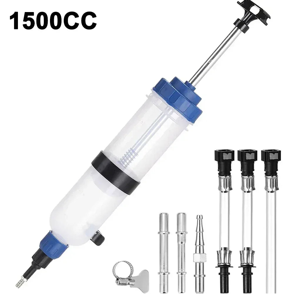 Car Syringe Oil Pump Extractor – Automotive Fluid Pump & Brake Fluid Evacuator - Urbizia