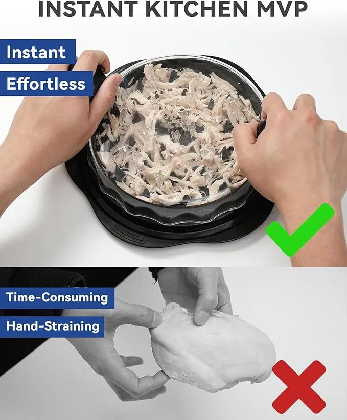 Chicken Shredder Tool – Manual Meat Grinder for Chicken, Pork & Veggies - Urbizia