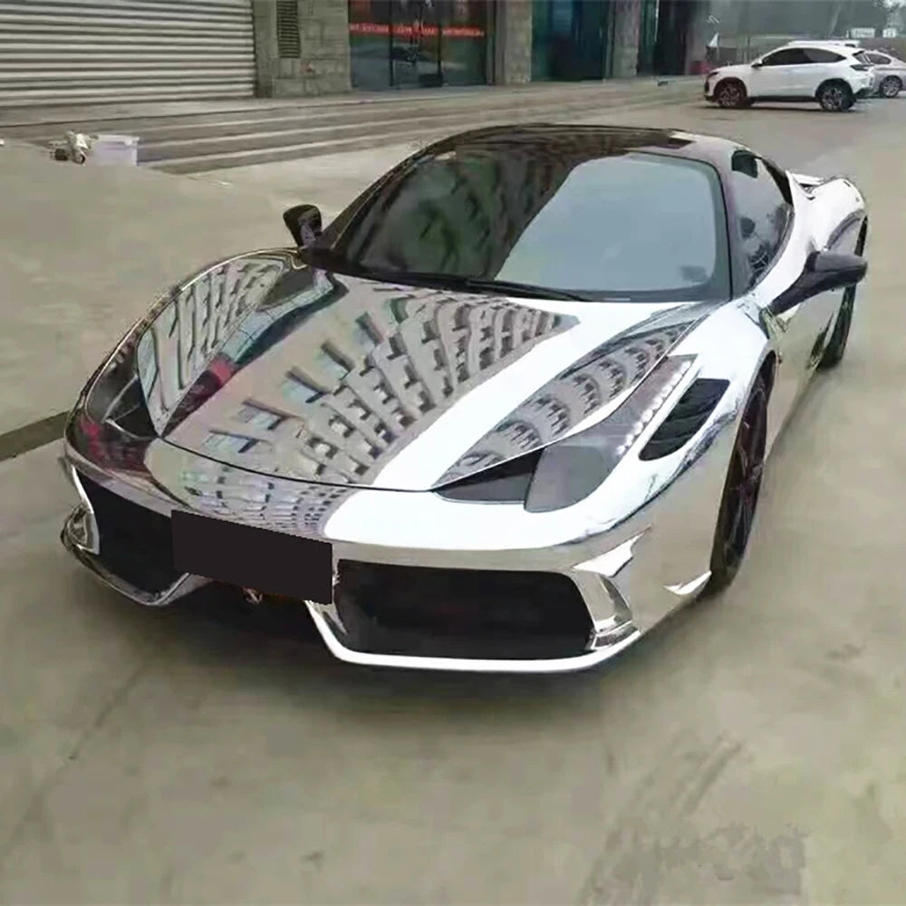 Chrome Glossy Mirror Vinyl Wrap Film – Auto Laptop Motorcycle Car Accessories