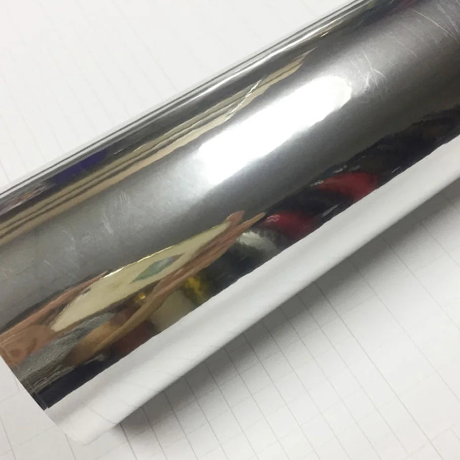 Chrome Mirror Vinyl Wrap Film – High Stretch Car Sticker Decal Sheet (10/20/30x152cm)