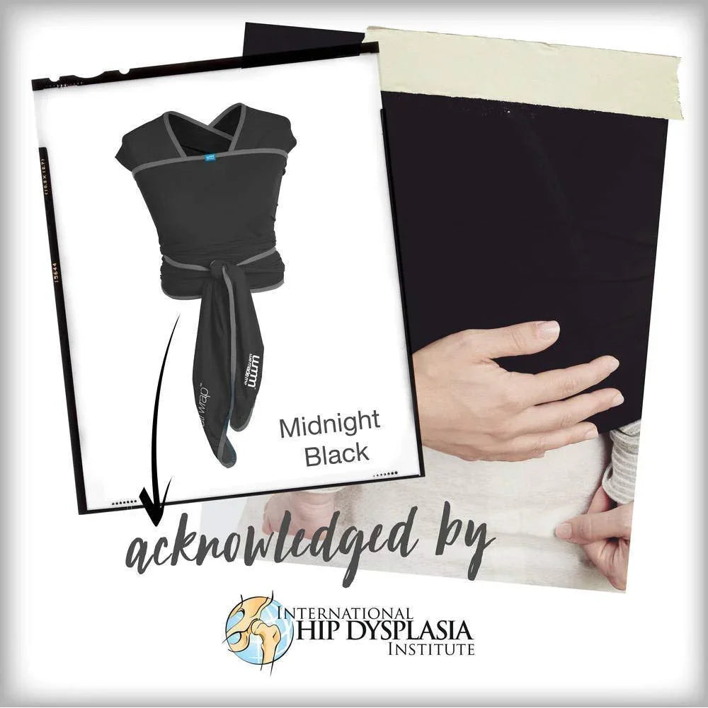 Diono We Made Me Flow Baby Wrap Carrier – Newborn to Toddler Sling & Breastfeeding Cover, Pebble - Urbizia