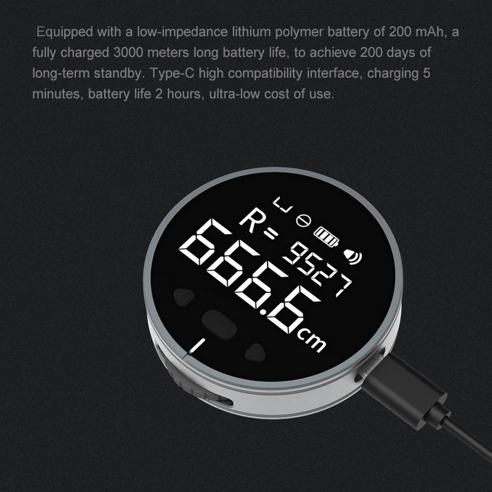 Electronic Measuring Ruler – Digital Distance Measuring Tape with LCD Display