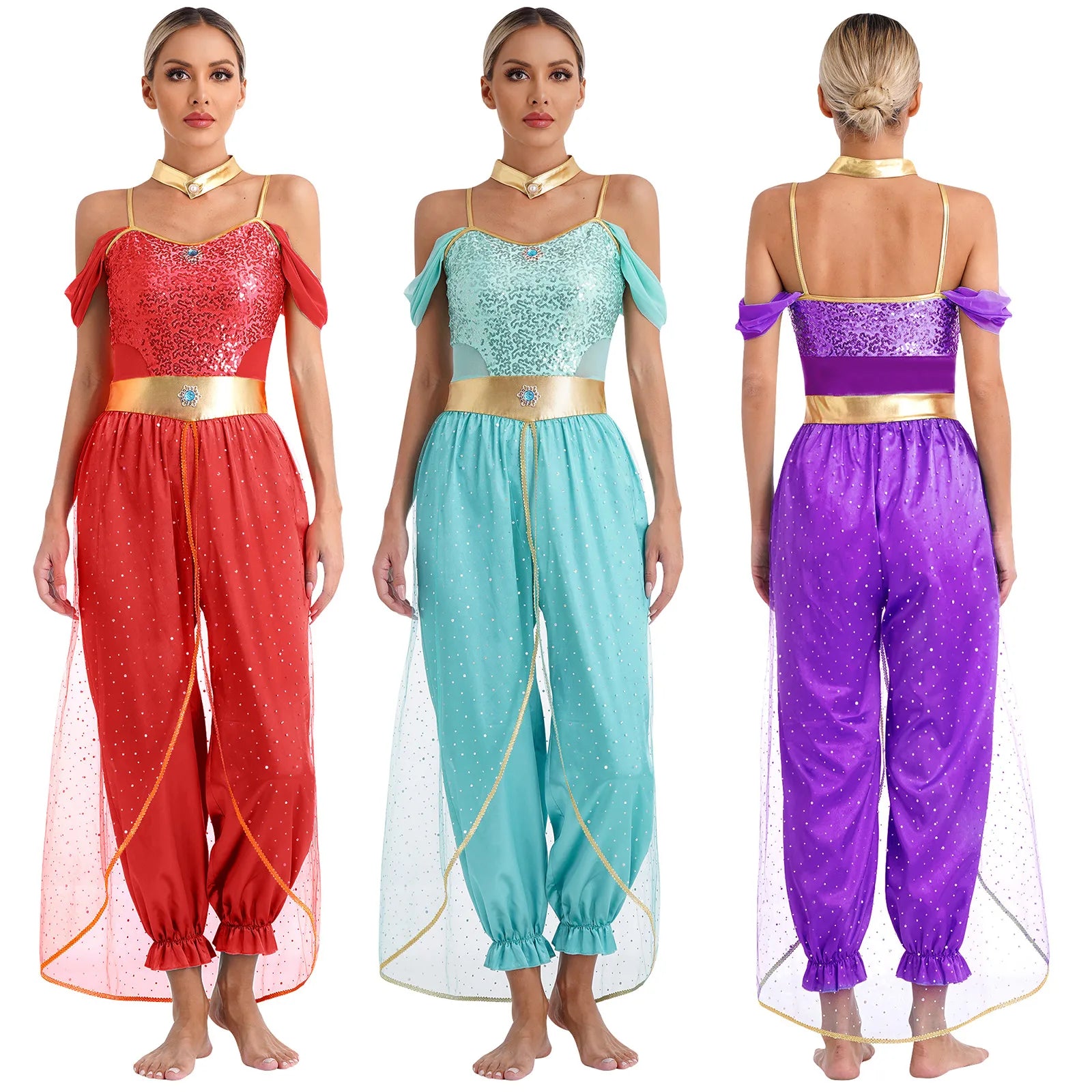 Festival Arabian Princess Costume – Bollywood Jasmine Dance Outfit