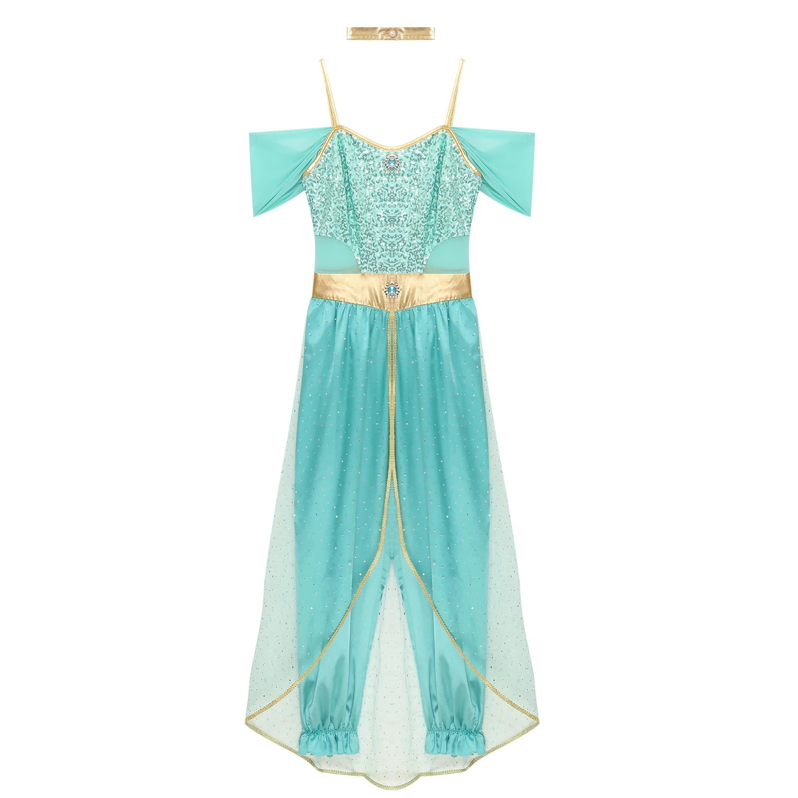 Festival Arabian Princess Costume – Bollywood Jasmine Dance Outfit
