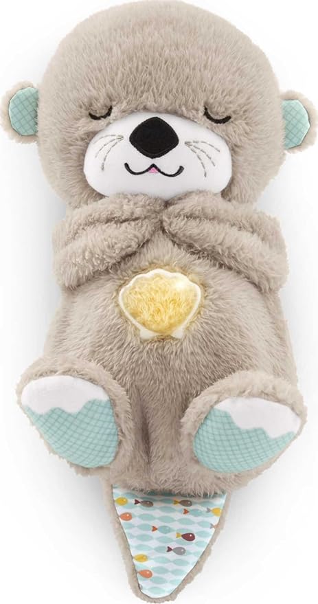 Fisher-Price Soothe ’n Snuggle Otter – Plush Baby Sound Machine & Night Light - Urbizia