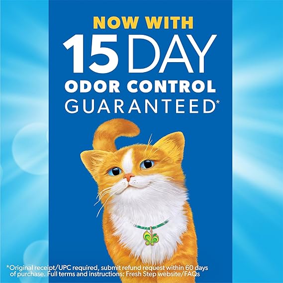 Fresh Step Advanced Clumping Cat Litter with Febreze & Gain Scent – 37 lbs, Odor Control Multi-Cat Formula - Urbizia
