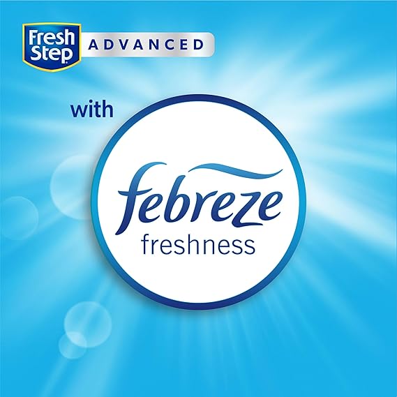 Fresh Step Advanced Clumping Cat Litter with Febreze & Gain Scent – 37 lbs, Odor Control Multi-Cat Formula - Urbizia