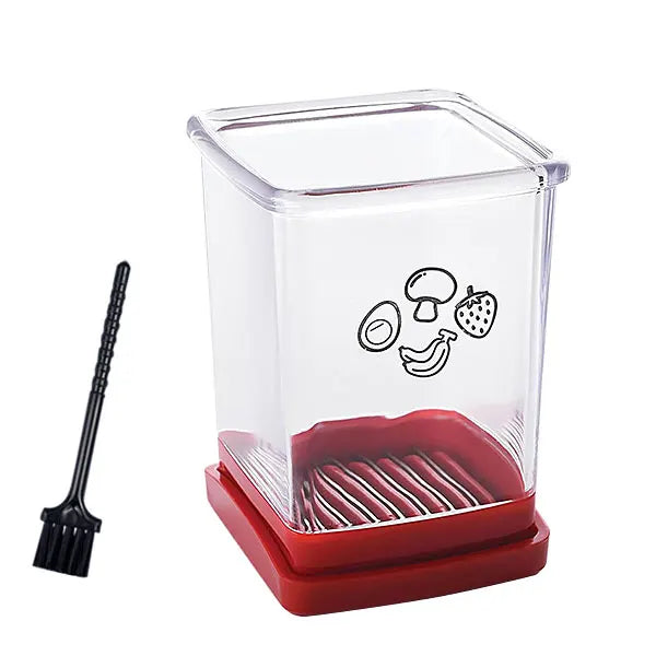 Fruit Speed Cup Slicer – Push Plate Egg, Strawberry & Banana Cutter