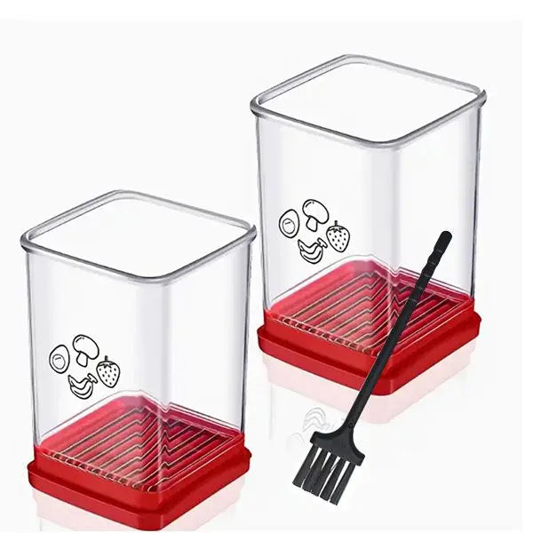 Fruit Speed Cup Slicer – Push Plate Egg, Strawberry & Banana Cutter
