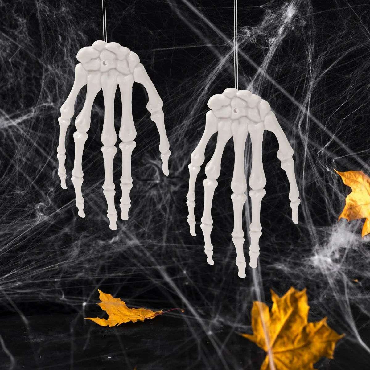 Glowing Skeleton Hand – Halloween Horror Hanging Decoration
