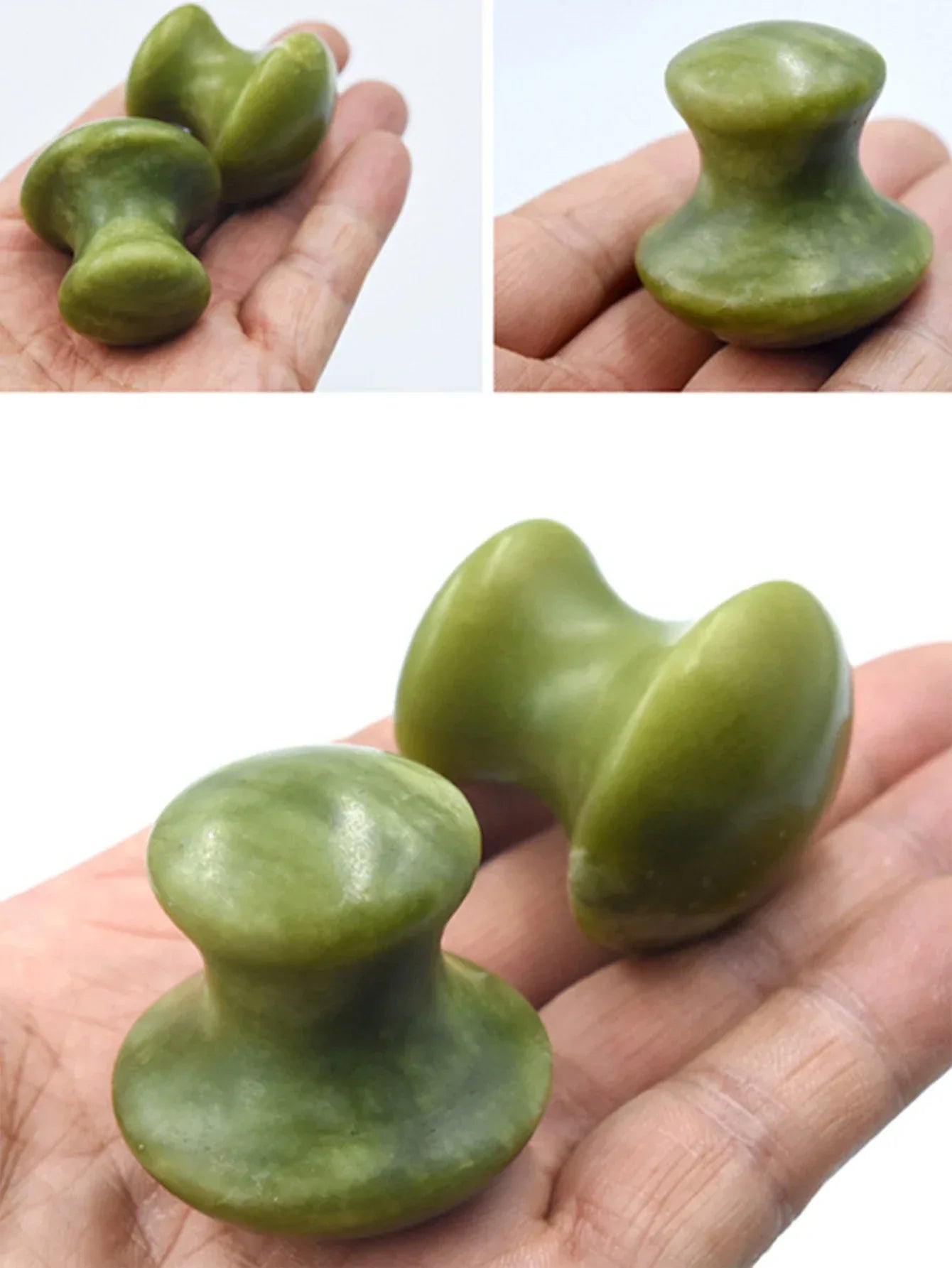 Green Quartz Facial Roller – Lifting & Skin Massage Tool