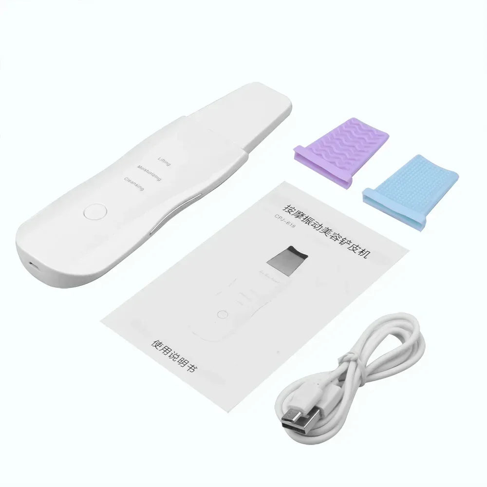 Ultrasonic Skin Scrubber Facial Deep Cleaning Device - Urbizia
