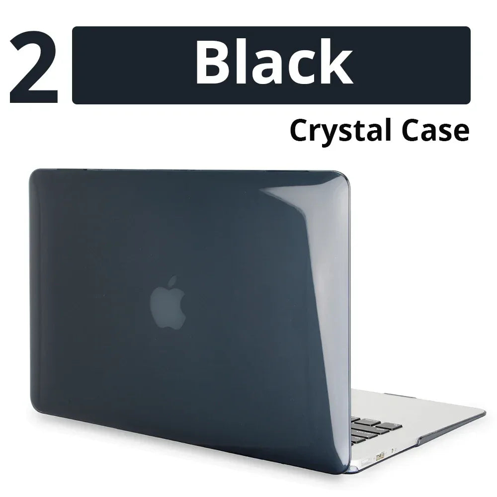 Crystal Clear Hard Shell MacBook Case Air & Pro Models