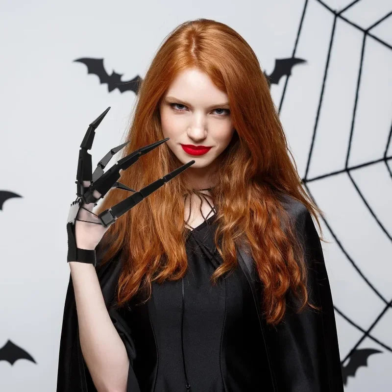 Halloween Articulated Skeleton Fingers – Realistic Horror Claw Cosplay Prop