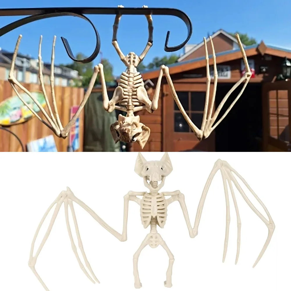 Halloween Bat Skeleton – Creepy Horror Animal Decoration