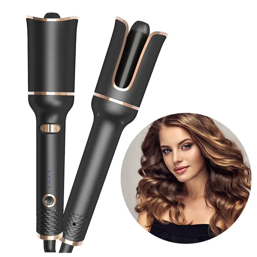 Auto Rotating Ceramic Hair Curler - Urbizia