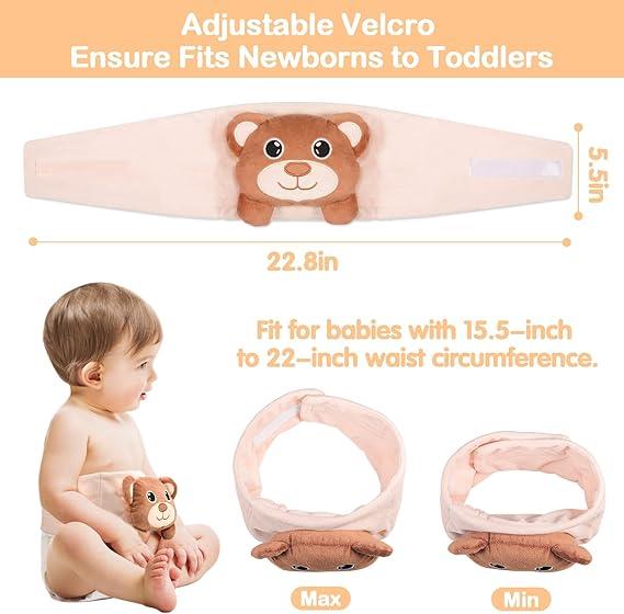 Heigoeost Baby Colic & Gas Relief Heated Tummy Wrap – Newborn Belly Soothing Pad - Urbizia