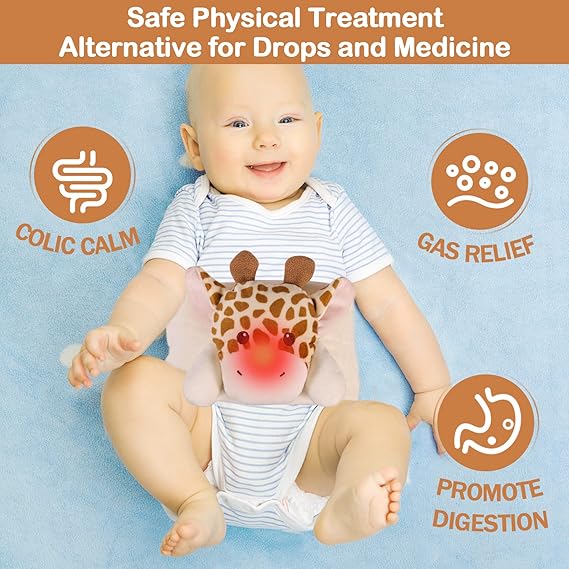 Heigoeost Baby Colic & Gas Relief Heated Tummy Wrap – Newborn Belly Soothing Pad - Urbizia