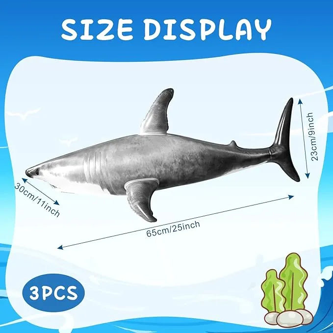 Inflatable Shark Pool Party Set - Urbizia