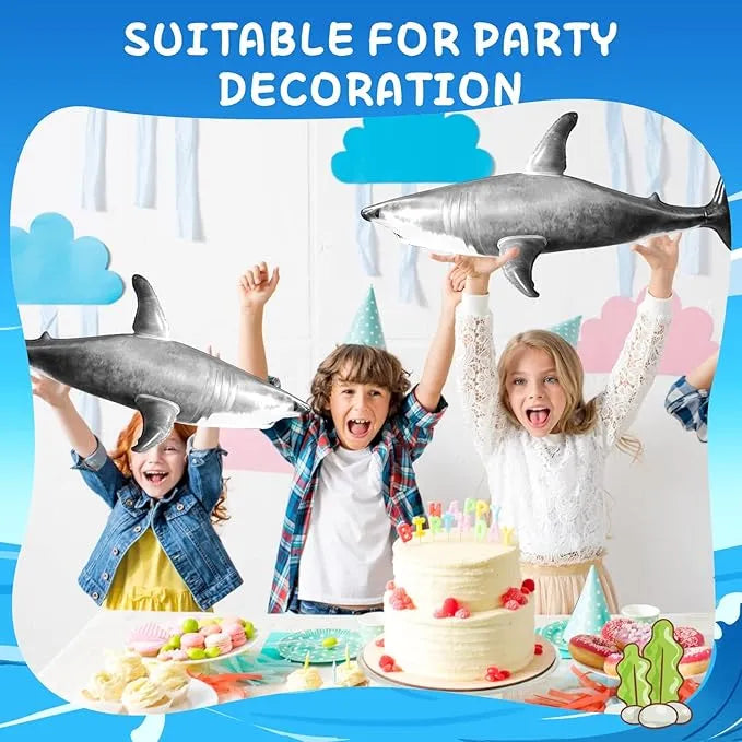 Inflatable Shark Pool Party Set - Urbizia