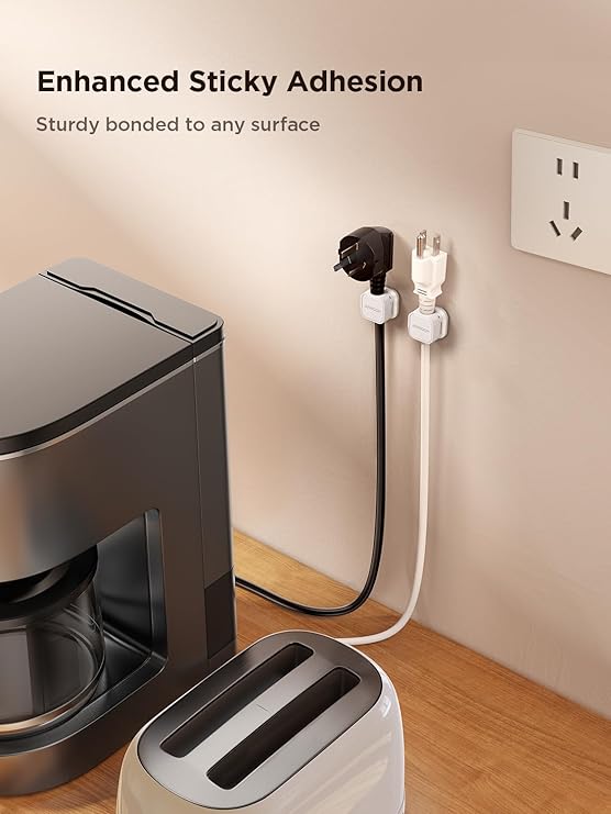 JOYROOM Magnetic Cord Holder – 12 Pack Adjustable Cable Organizer Clips - Urbizia