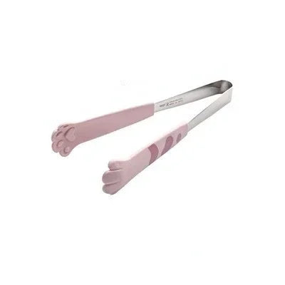 Japanese Cat Paw Shape Food Tongs – Cute Cartoon Stainless Steel Meal & BBQ Clip