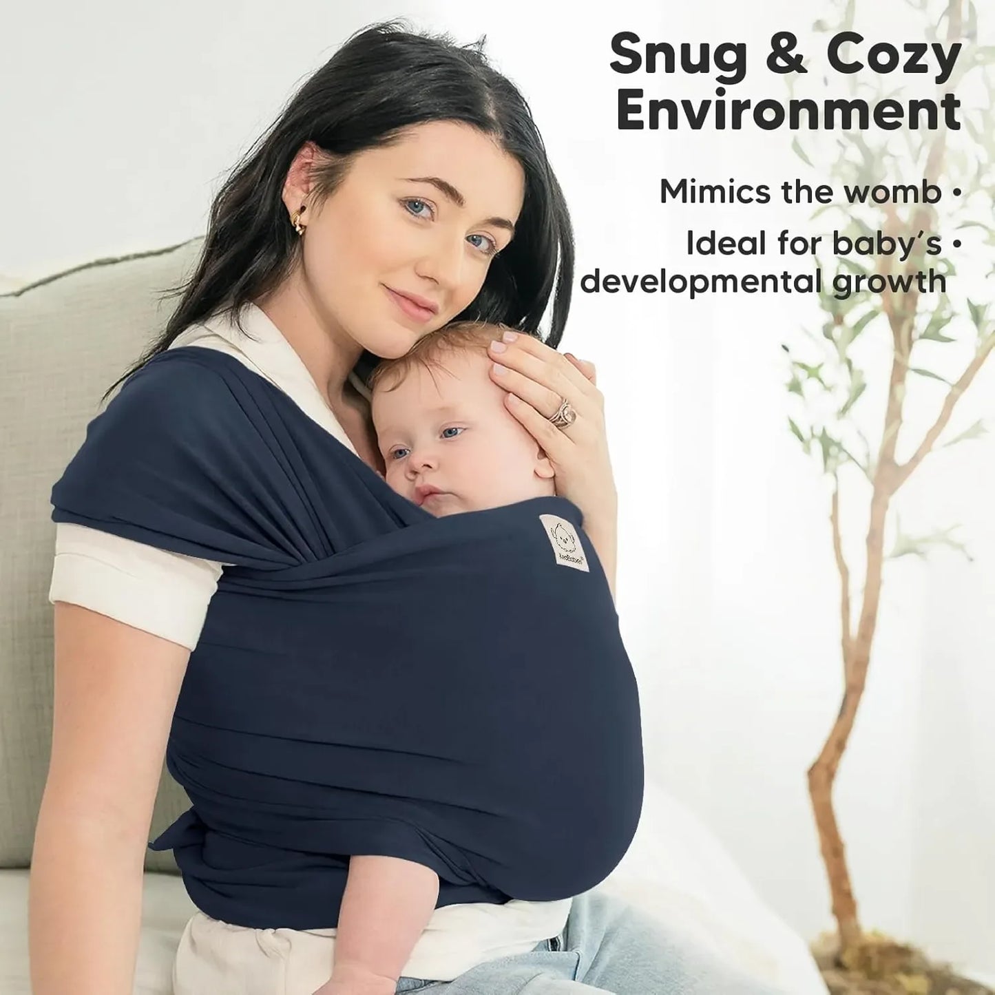 KeaBabies Baby Wrap Carrier – Midnight - Urbizia