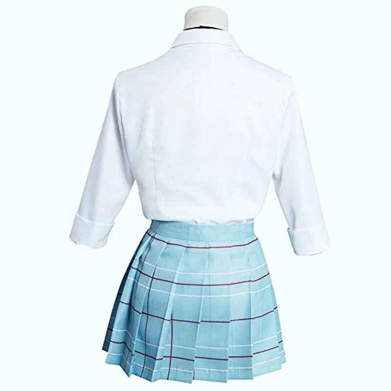 Kitagawa Marin Cosplay Costume – My Dress Up Darling Anime Outfit with School Uniform, Wig & Earrings for Girls