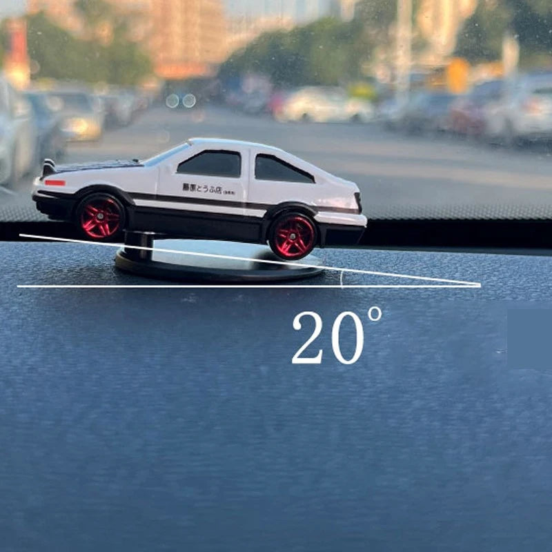 Lightning McQueen Drift Rotating Dashboard Ornament – AE86 Style Car Decoration
