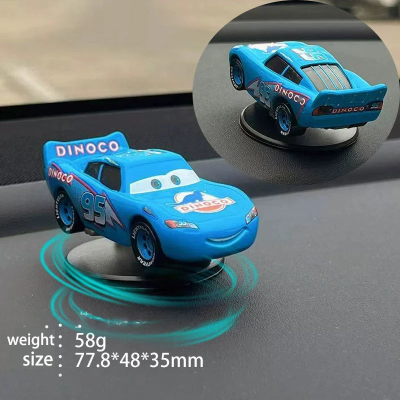 Lightning McQueen Drift Rotating Dashboard Ornament – AE86 Style Car Decoration