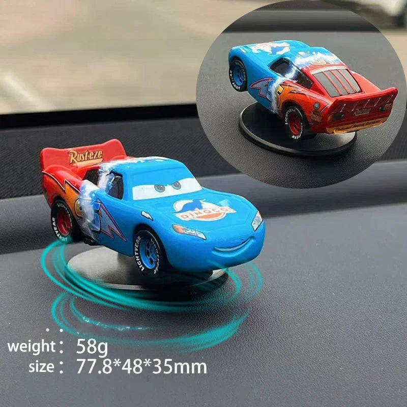 Lightning McQueen Drift Rotating Dashboard Ornament – AE86 Style Car Decoration