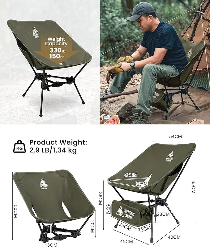 Lightweight Folding Camping Hiking Chair - Urbizia