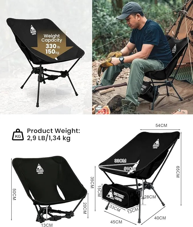 Lightweight Folding Camping Hiking Chair - Urbizia