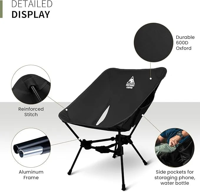 Lightweight Folding Camping Hiking Chair - Urbizia