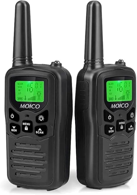 MOICO Long Range Walkie Talkies (2 Pack) - Urbizia