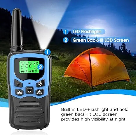 MOICO Long Range Walkie Talkies (2 Pack) - Urbizia