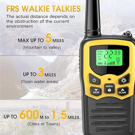 MOICO Long Range Walkie Talkies (2 Pack) - Urbizia