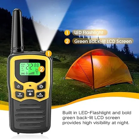 MOICO Long Range Walkie Talkies (2 Pack) - Urbizia