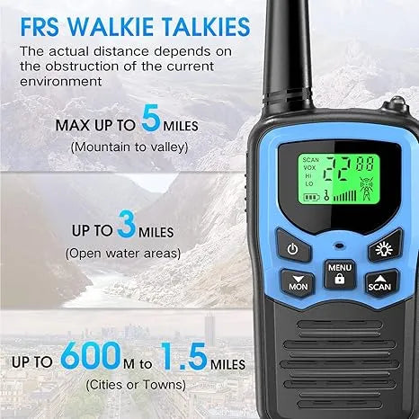 MOICO Long Range Walkie Talkies (2 Pack) - Urbizia
