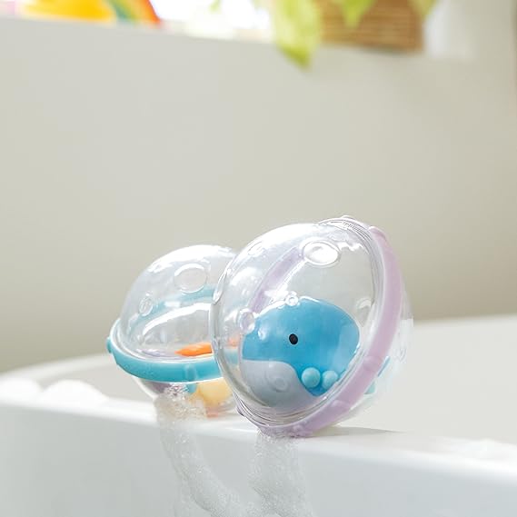 Munchkin Float & Play Bubbles – Baby & Toddler Bath Toys, 4-Pack - Urbizia