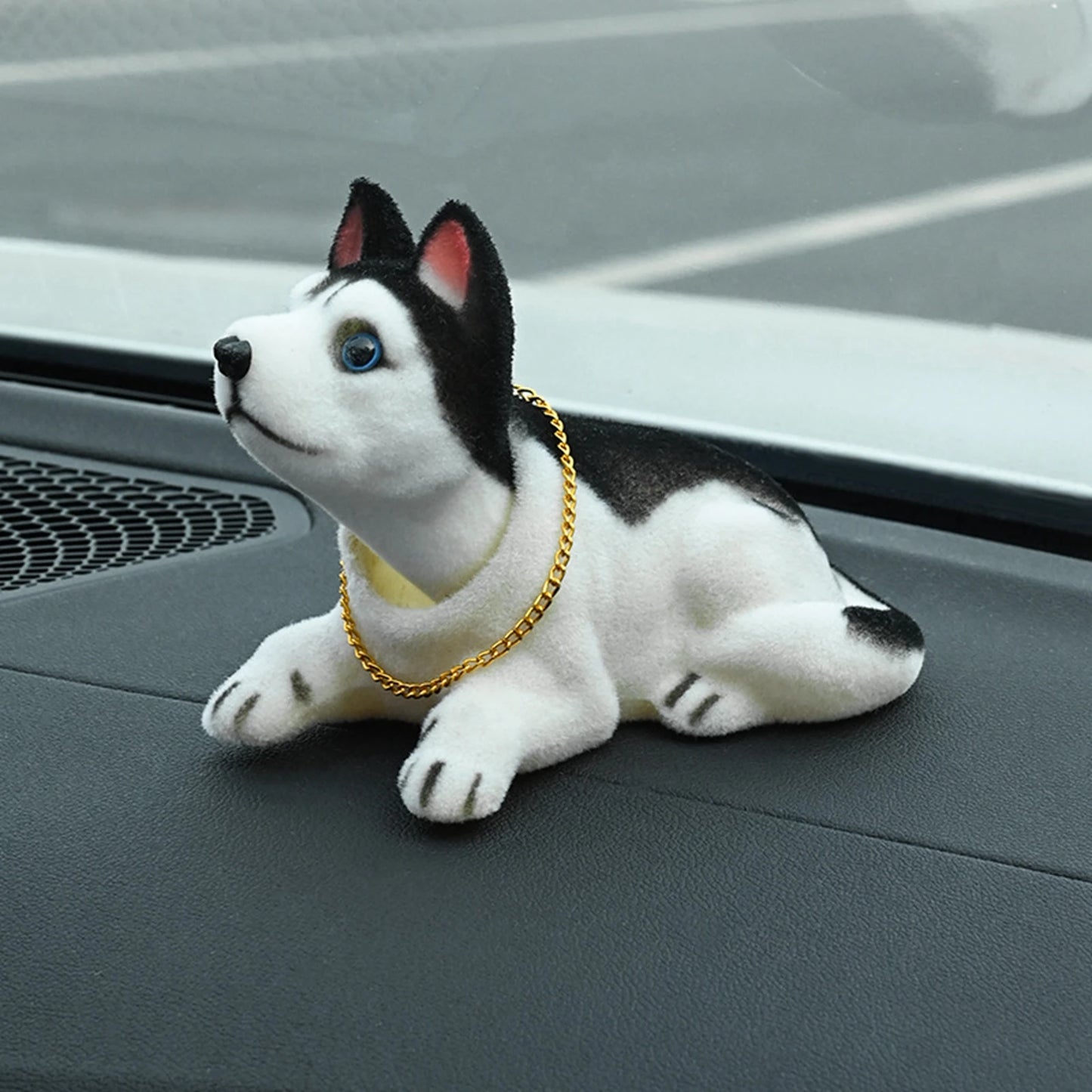 Nodding Dog Figurine – Cute Resin Car & Table Ornament