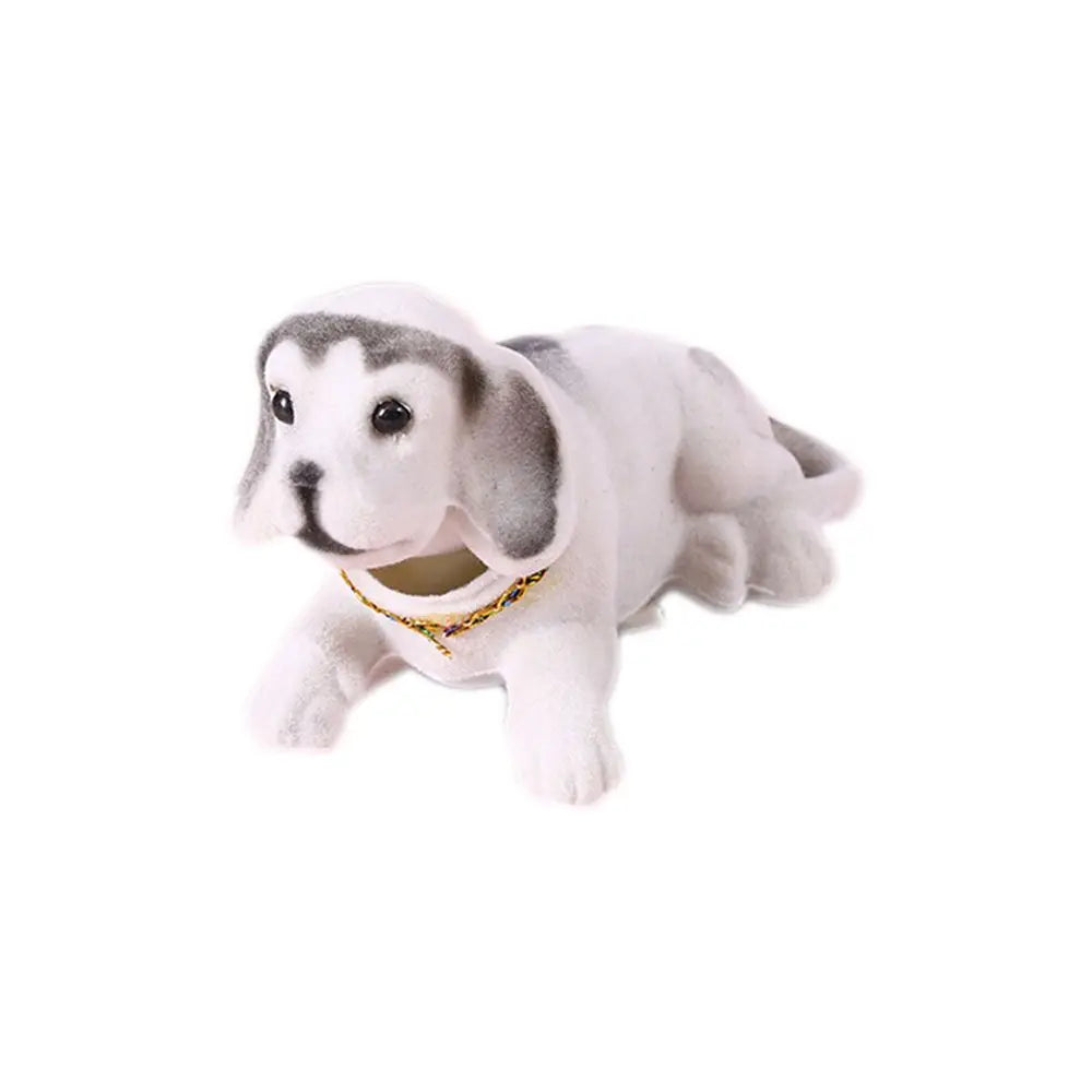 Nodding Dog Figurine – Cute Resin Car & Table Ornament
