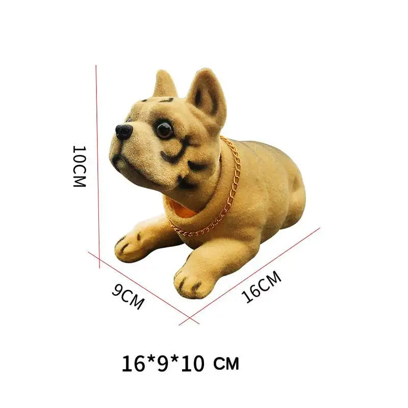 Nodding Dog Figurine – Cute Resin Car & Table Ornament