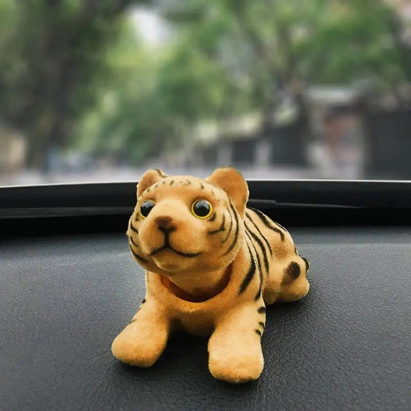 Nodding Dog Figurine – Cute Resin Car & Table Ornament
