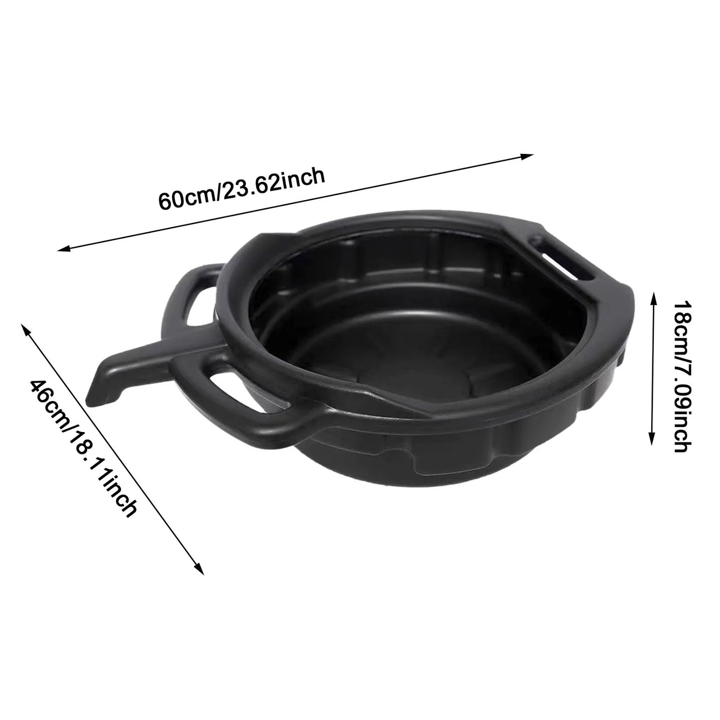 Oil Receiving Basin – 6/8/10L Oil Drain Pan for Car & Motorcycle