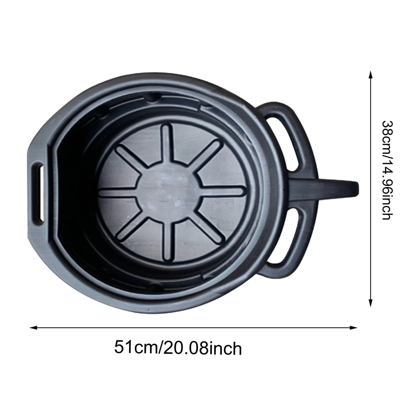 Oil Receiving Basin – 6/8/10L Oil Drain Pan for Car & Motorcycle