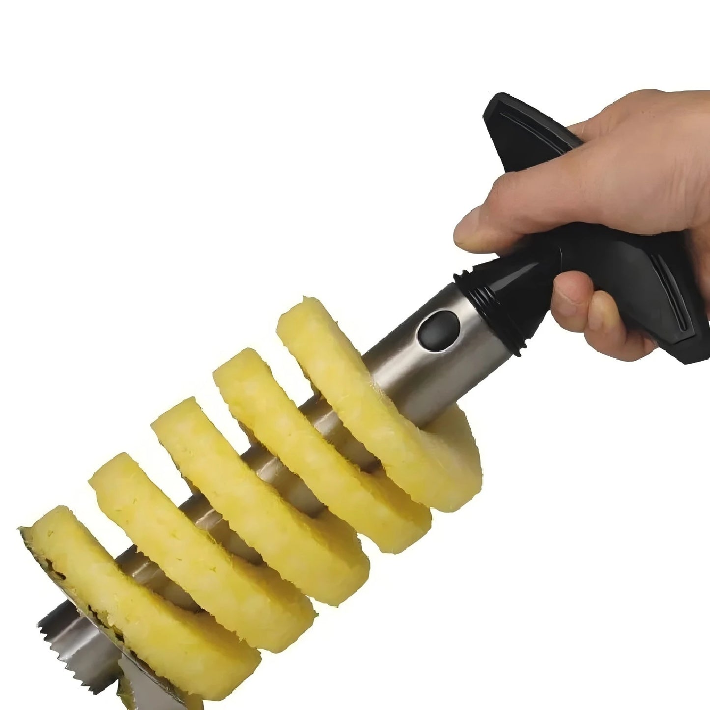Pineapple Slicer & Peeler – Stainless Steel Fruit Cutter Kitchen Tool