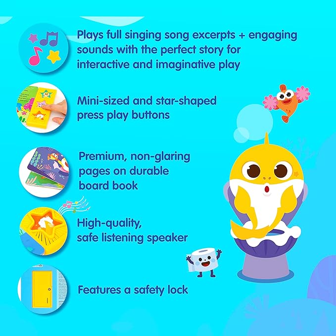 Pinkfong Baby Shark Potty Training Sound Book – Interactive Learning for Toddlers - Urbizia