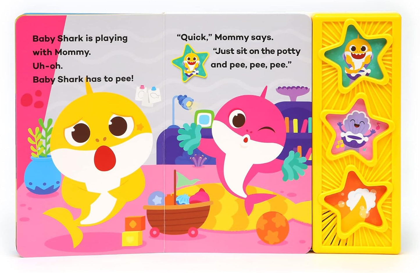 Pinkfong Baby Shark Potty Training Sound Book – Interactive Learning for Toddlers - Urbizia